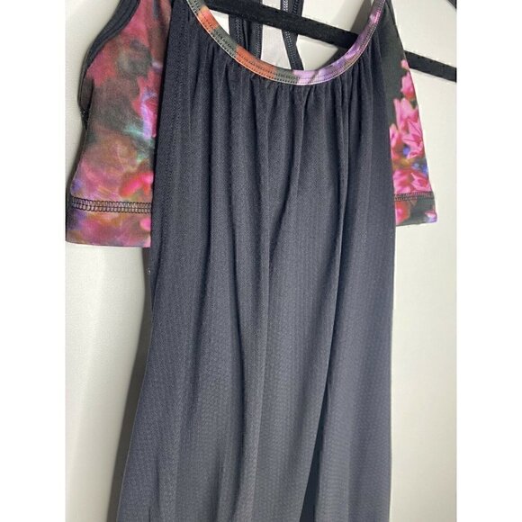 Lululemon Top Size 4 Stash It Tank Floral Multicolor Sleeveless Gym Athleisure - Picture 5 of 5